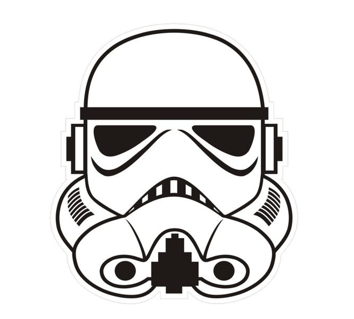 3D Slash iPhone case - Stormtrooper helmet