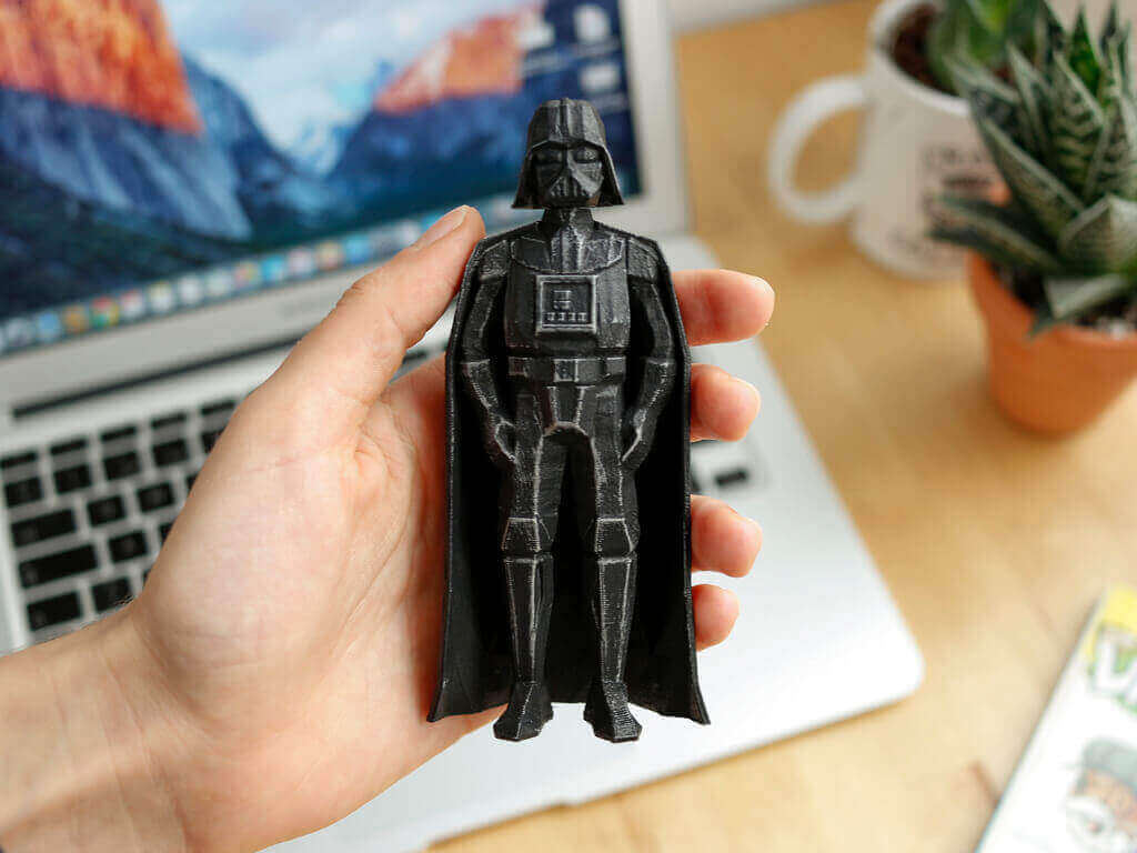 low poly star wars darth vader