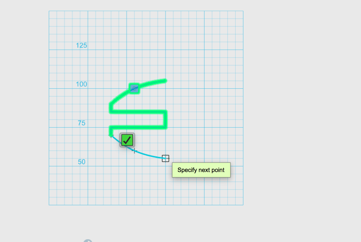Draw your yo-yo using the Poly Line tool.