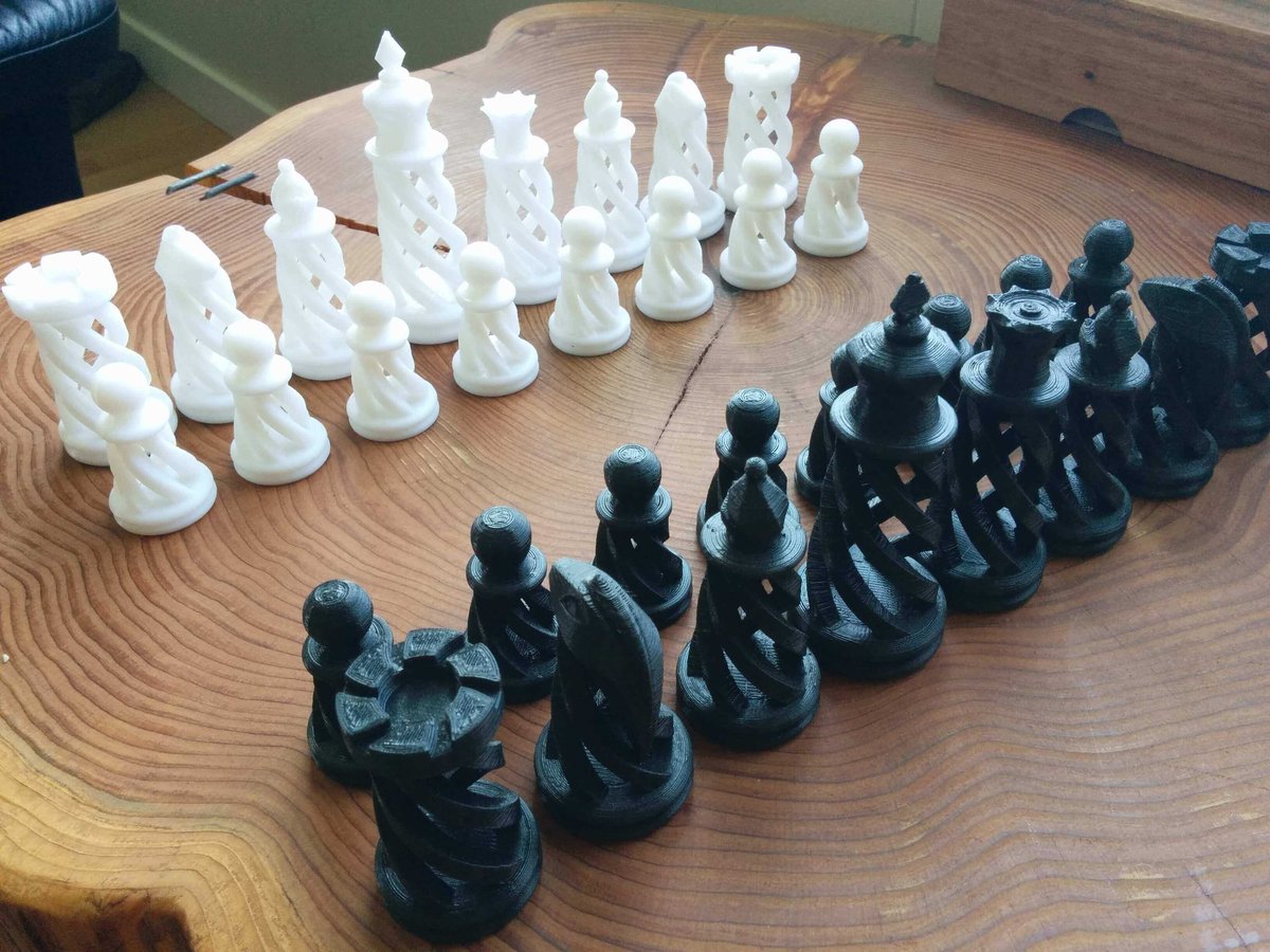 spiral chess set