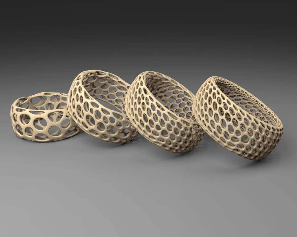 voronoi bracelet