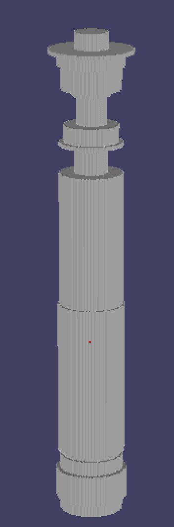 The basic shape of our lightsaber