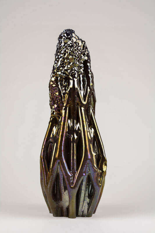 clay 3dprint francesco pacelli wasproject_Metal mangrove, ceramics, 1