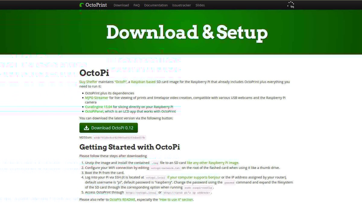 octoprint download