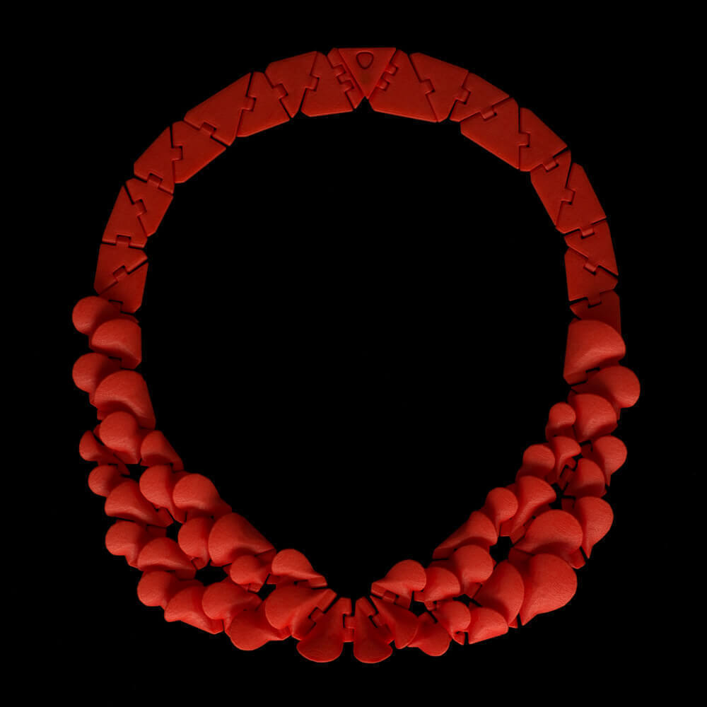 kinematics petal necklace