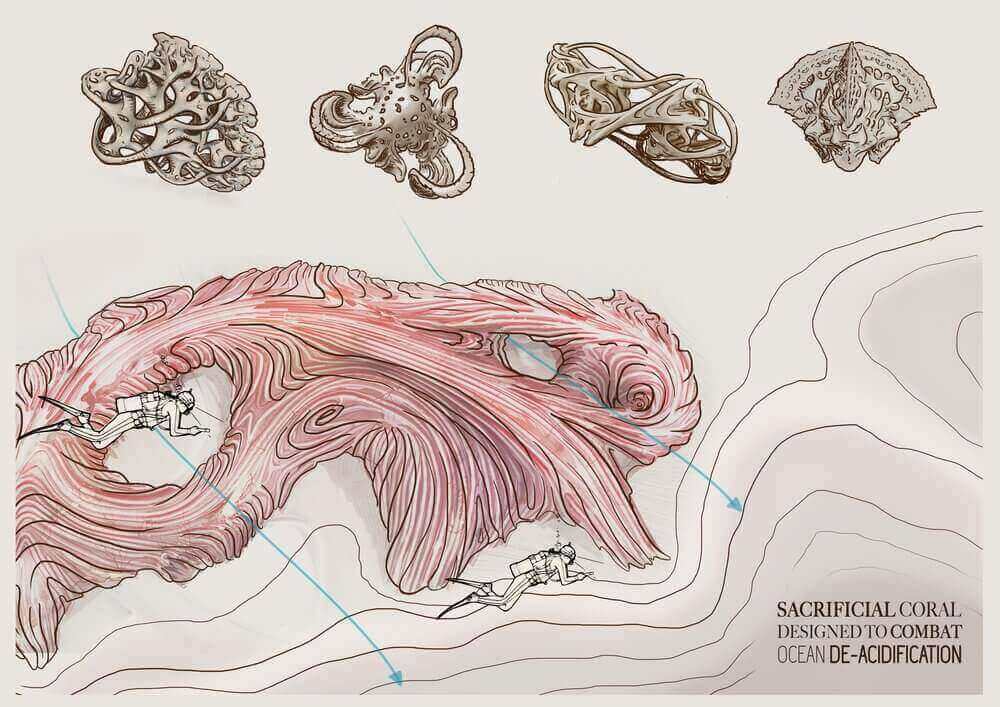 3d printed coral reef