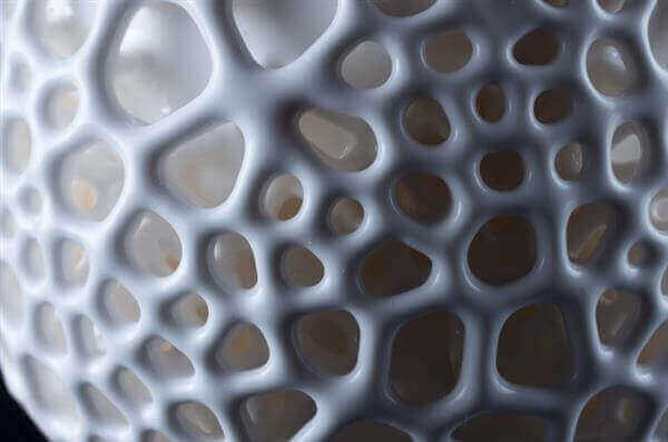 Nervous System's Porcelite Ceramic Resin design up close (Image: Nervous System)