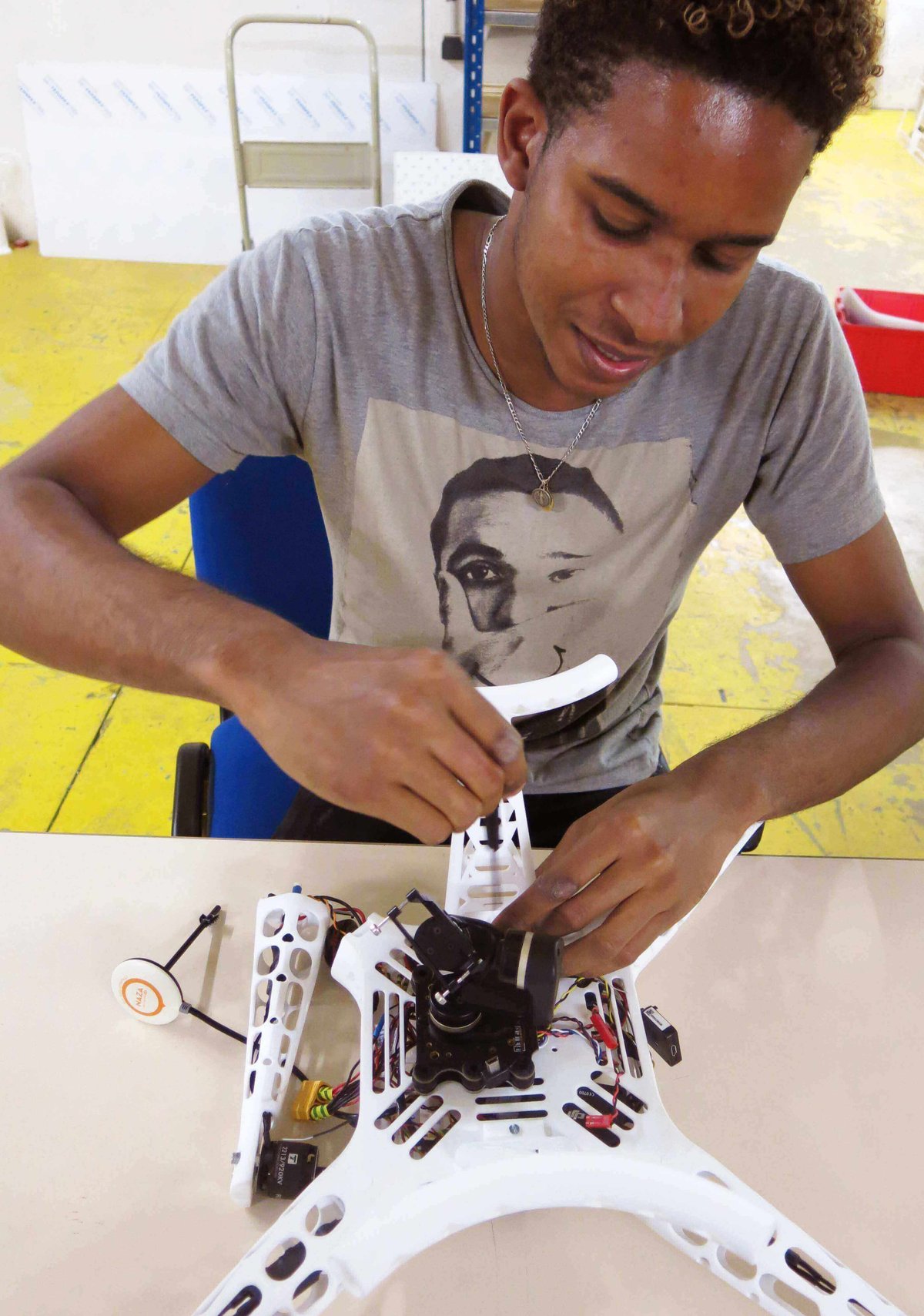 Alexis and his drone