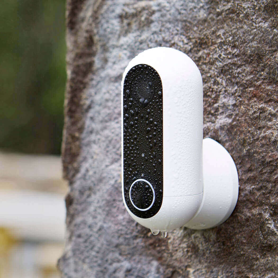 The weather-proof Canary Flex security system.