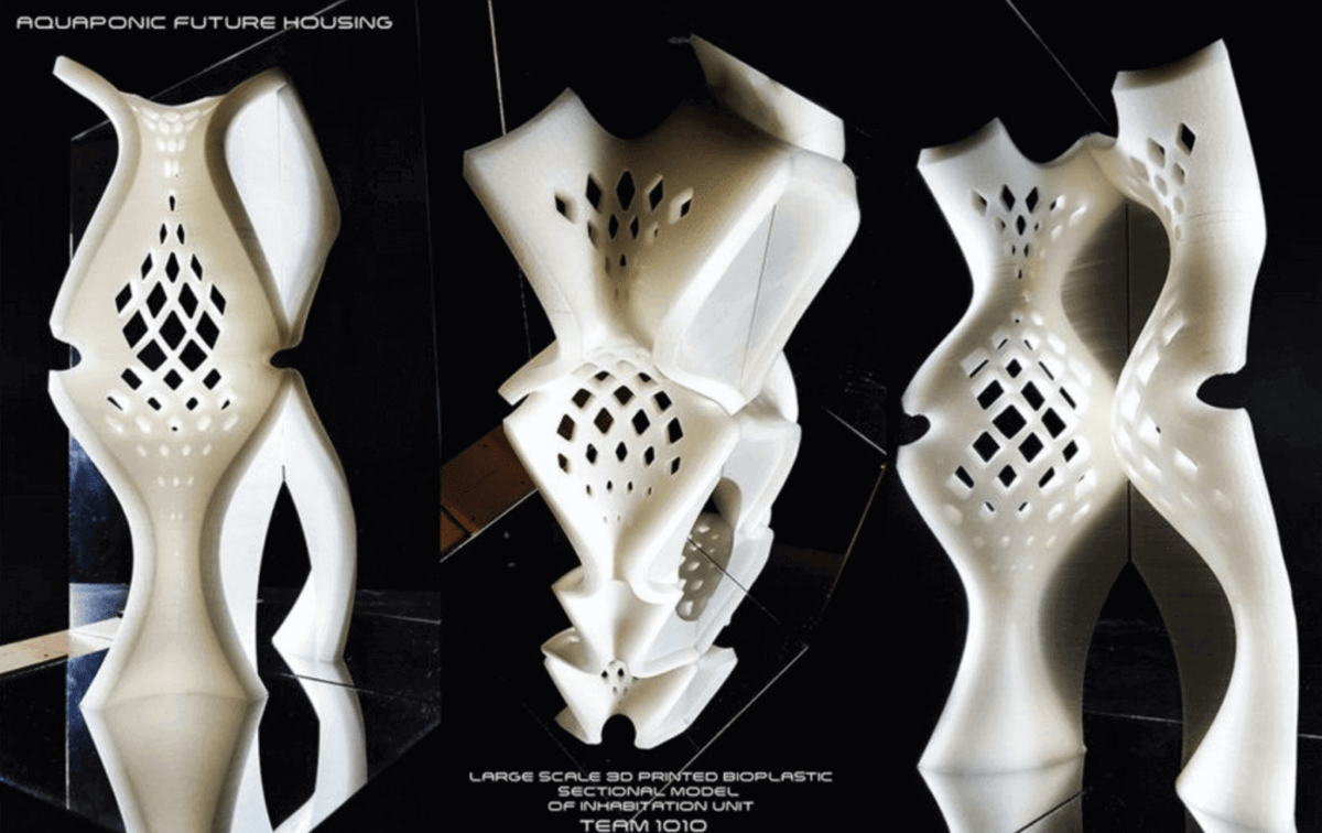 3D printed hydroponic home