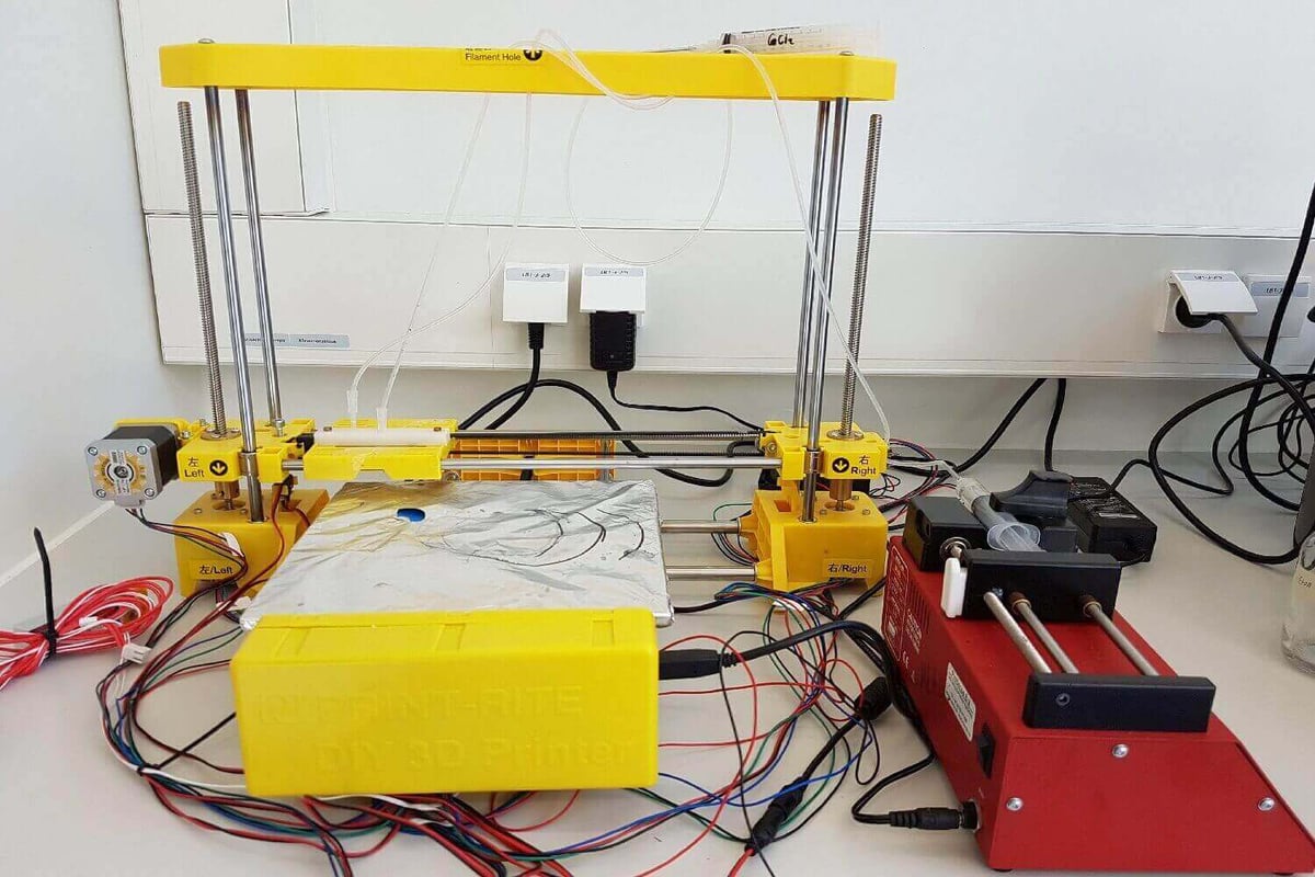 Bacteria 3D printing graphene