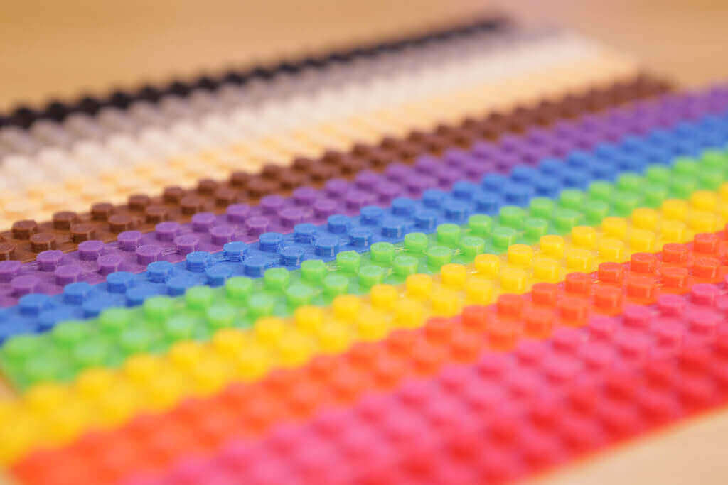 3D printed LEGO tape