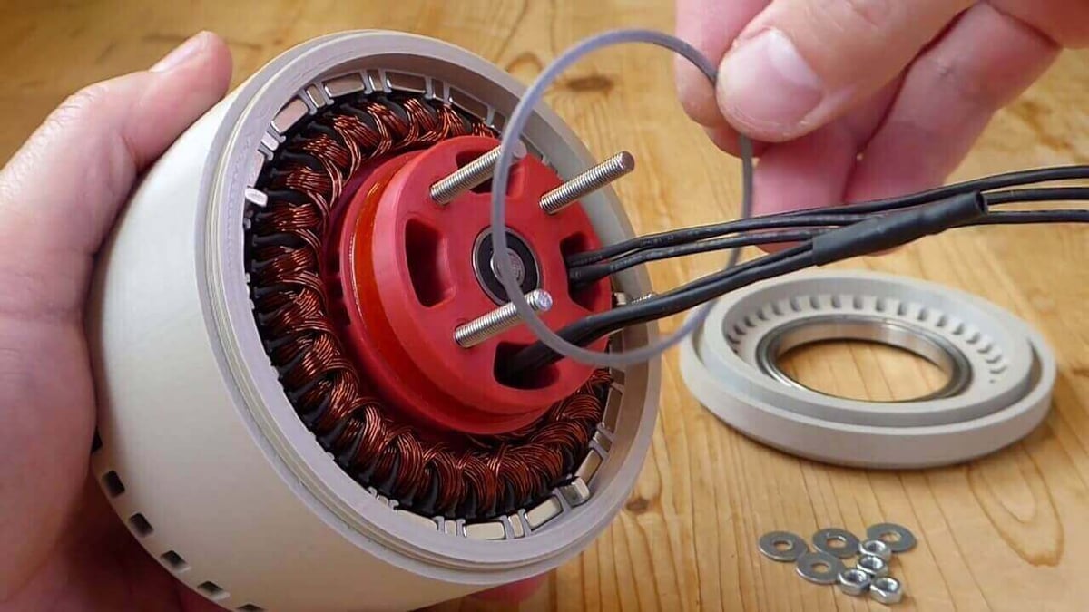 brushless motor 3d printed