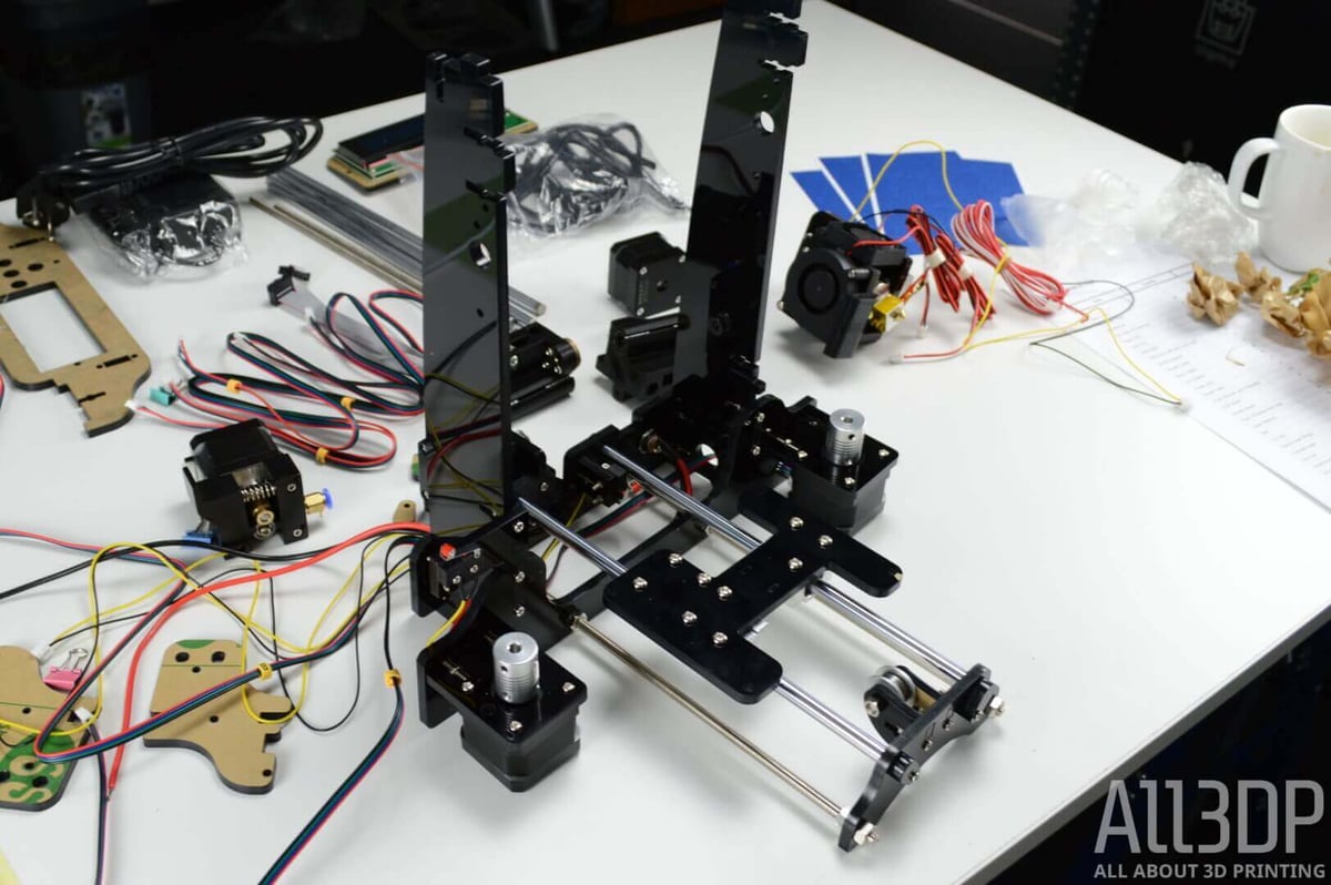 how to build a cheap DIY 3D printer kit
