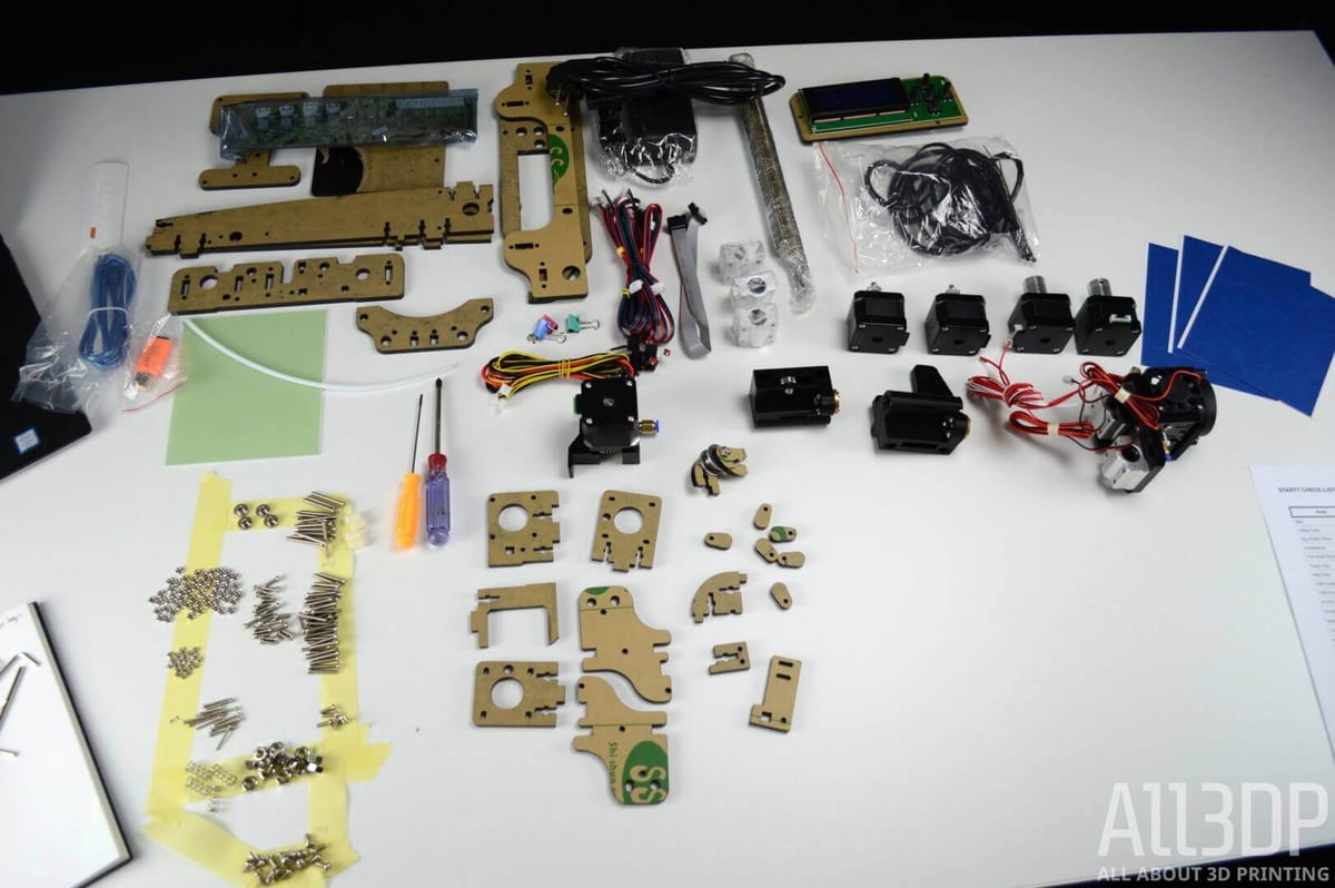 how to build a cheap DIY 3D printer kit