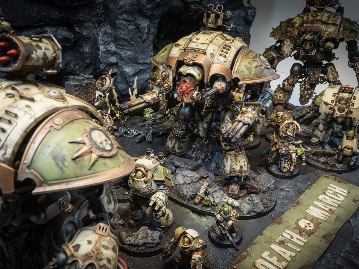 A close up view of Krieger's Armies of Parade entry