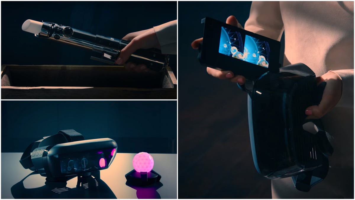 The AR equipment for Jedi Challenges