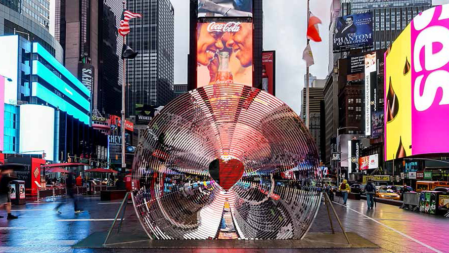 Times Square Formlabs lens