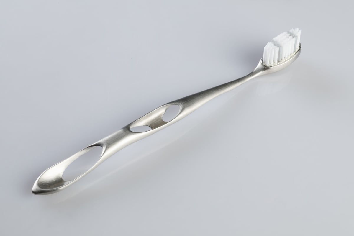 3d printed metal toothbrush