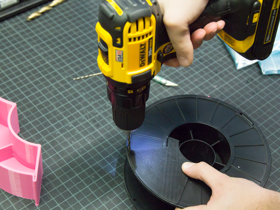 Filament spool hack matterhackers