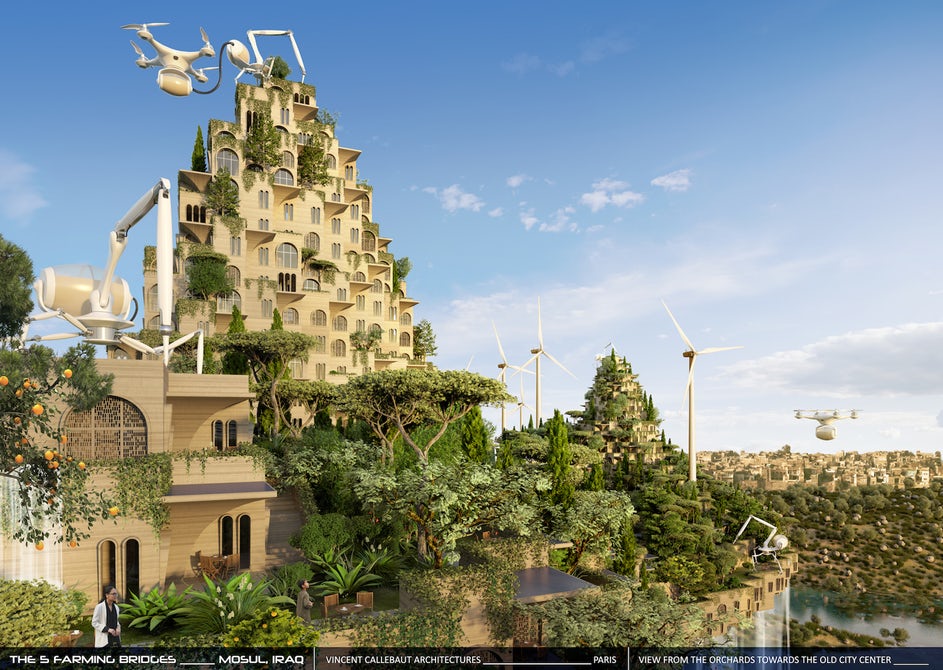 Vincent Callebaut Architects Mosul 