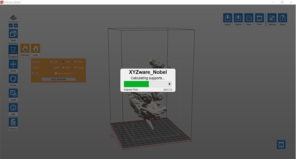 Peopoly Moai workflow XYZWare
