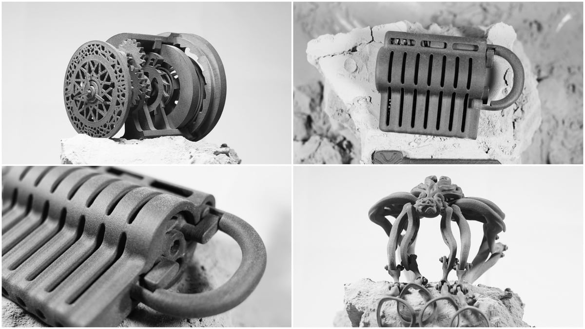 Close-ups of the winning submissions