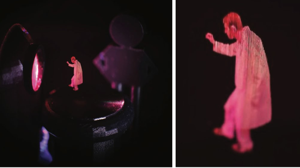free-space volumetric display