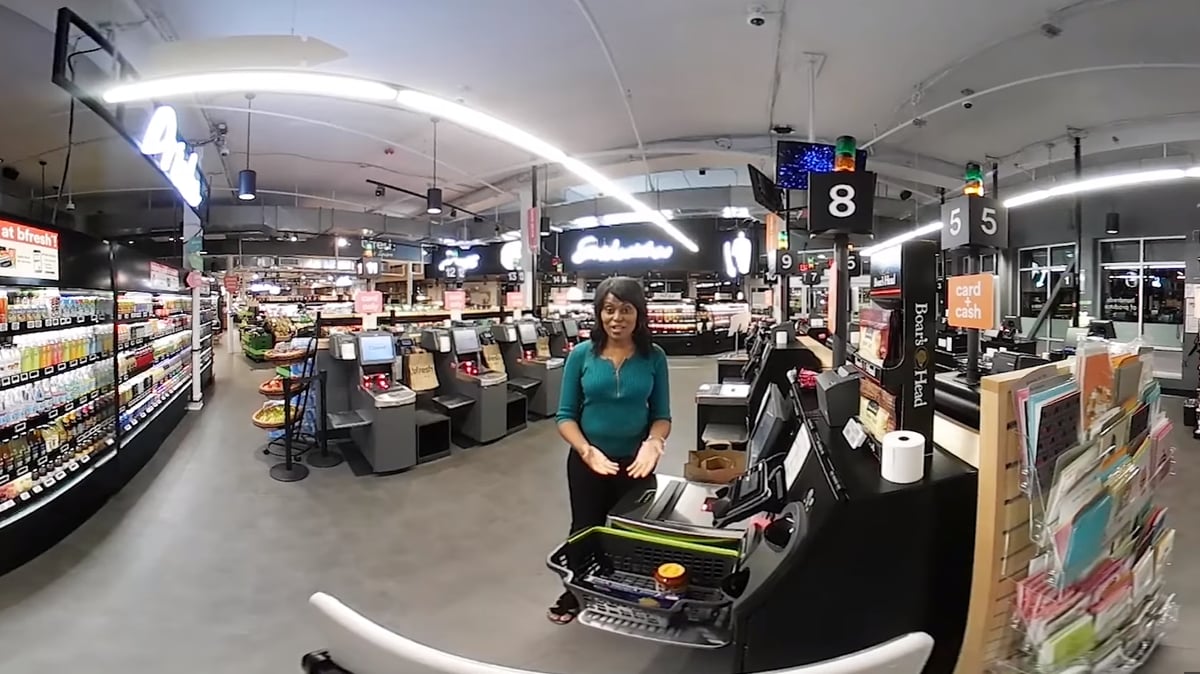 Colorado inmates learn how to use a self-checkout machine