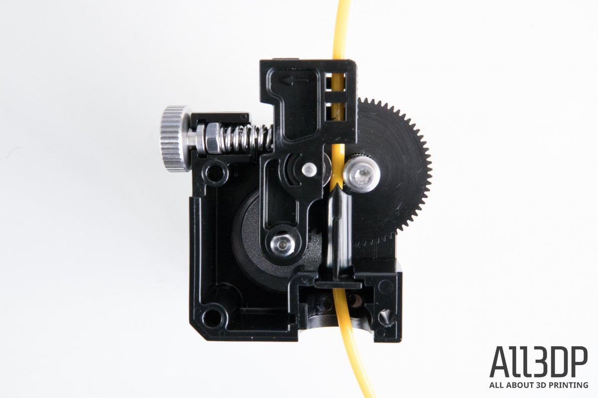 3D printer extruder guide filament path