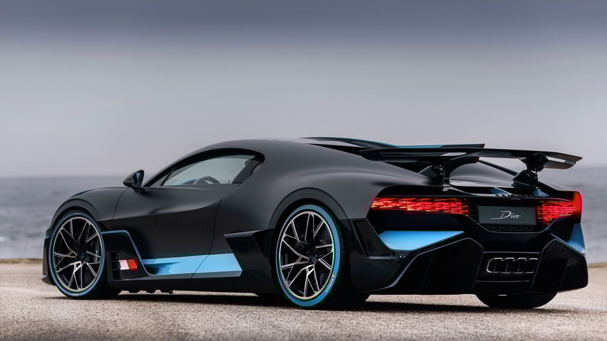 Bugatti Divo 3D printed rear grille detail