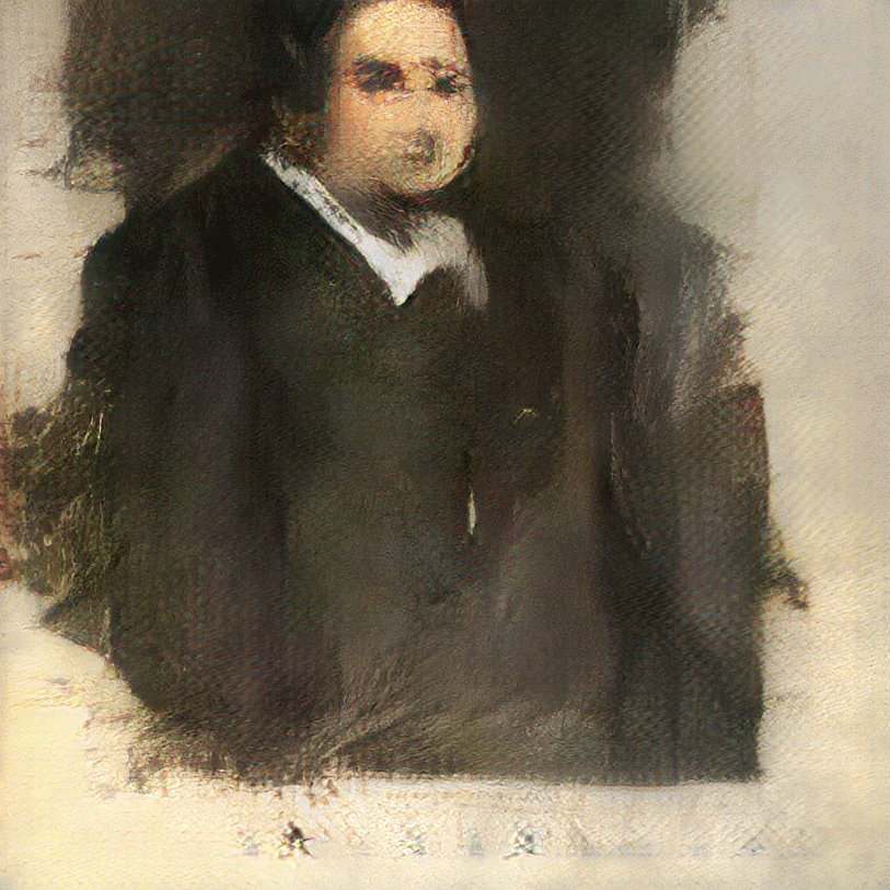Obvious Edmond de Belamy AI generated art