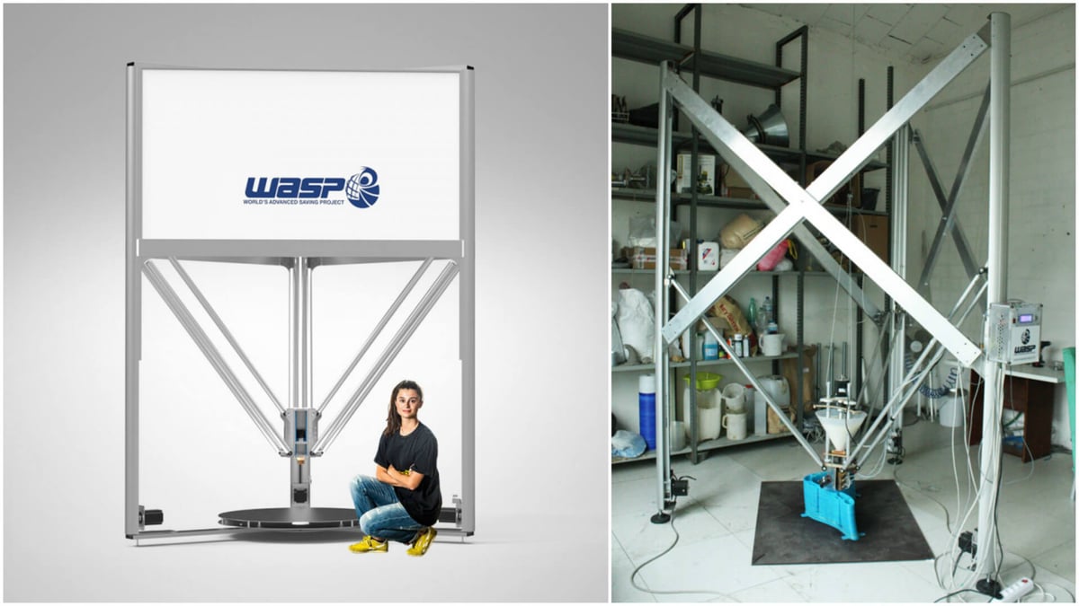 Large 3D Printer #28: The DeltaWASP 3MT