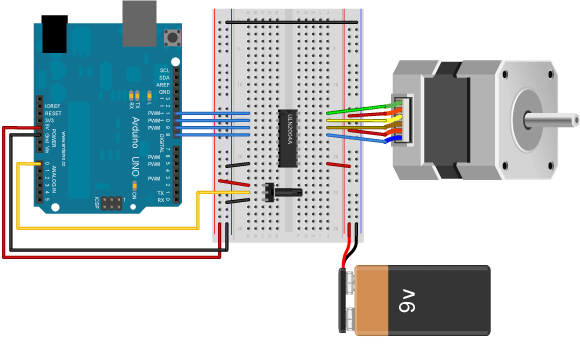 Unipolar Stepper Arduino