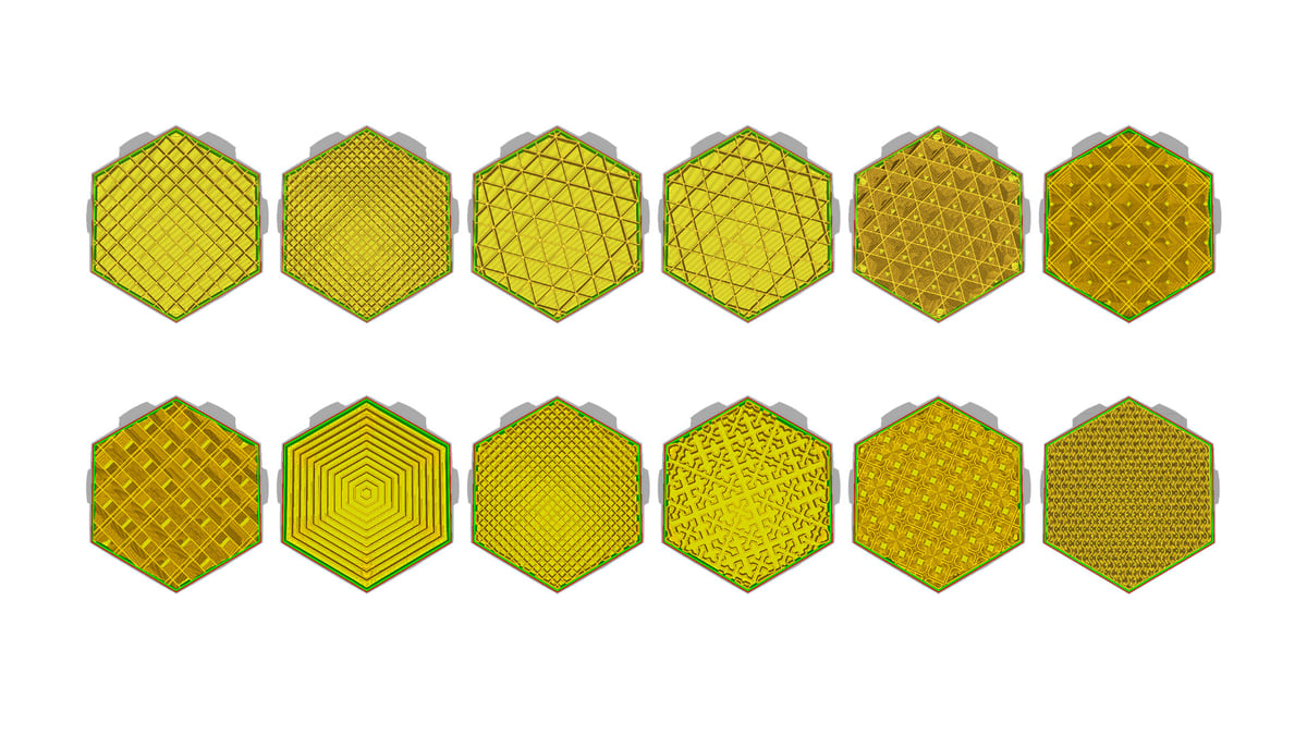 Cura Slicer Cura 3D Infill Patterns