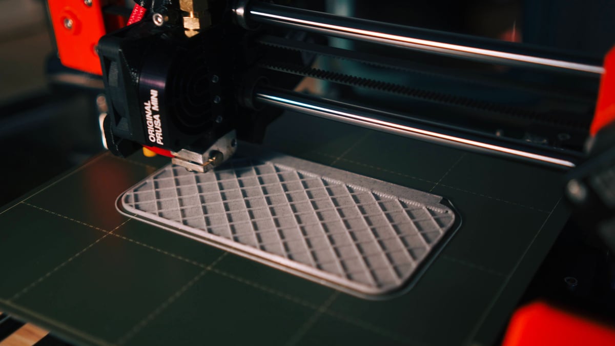 Cura 3D infill lines from Cura slicer