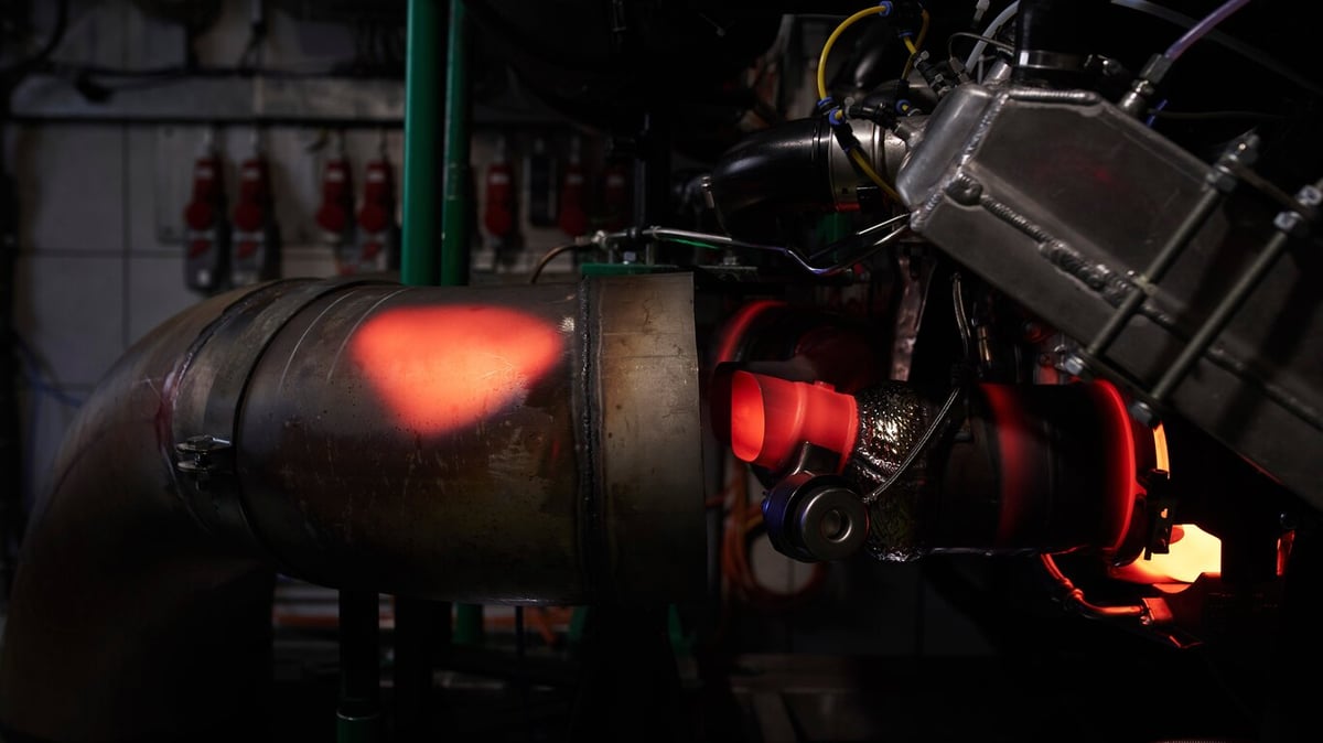 Porsche 911 GT2 RS 3D printed piston Engine Test