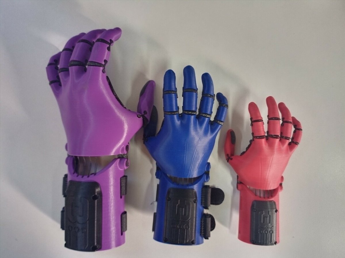 These kinetic hand designs by E-Nable have helped thousands