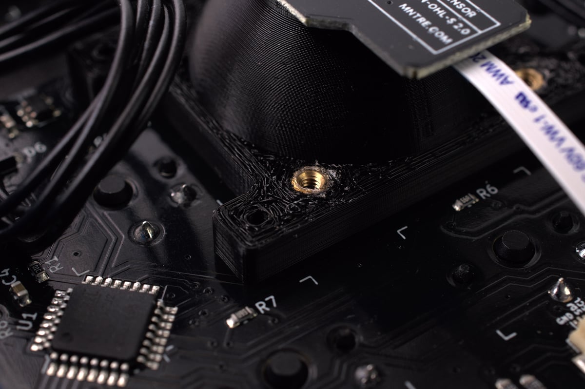 MNT Reform 3D printed trackball assembly