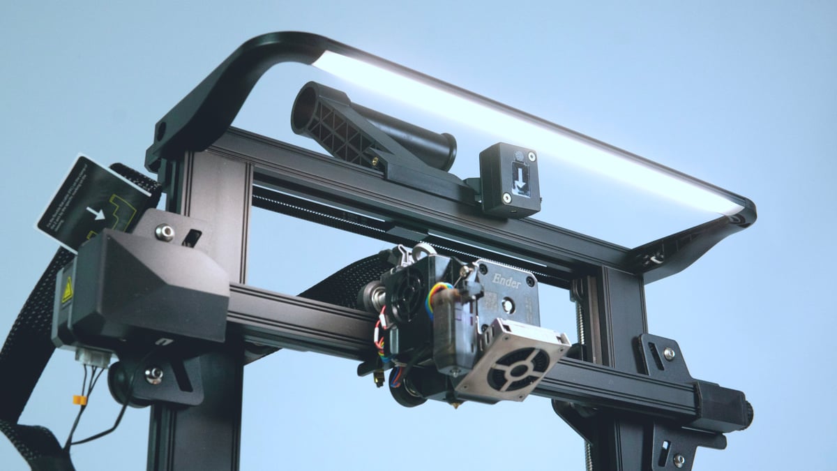 Creality Ender 3 S1 Pro light and printhead