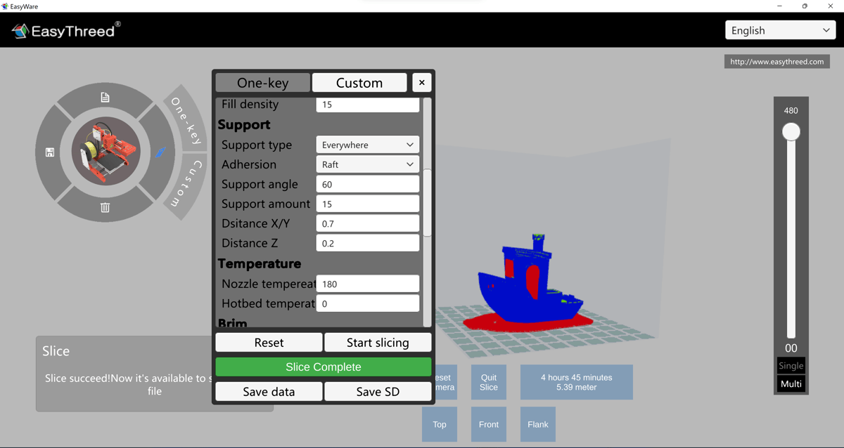 EasyWare slicer