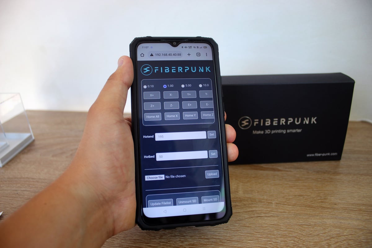 Fiberpunk Node web interface