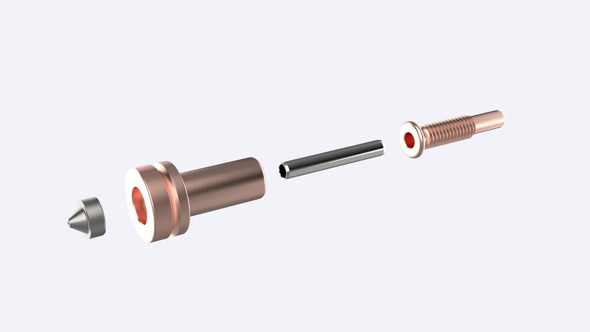 Blown up Revo ObXidian Nozzles without E3DLC coating