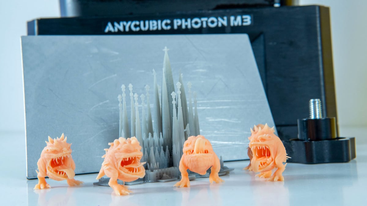 anycubic photon m3 prints