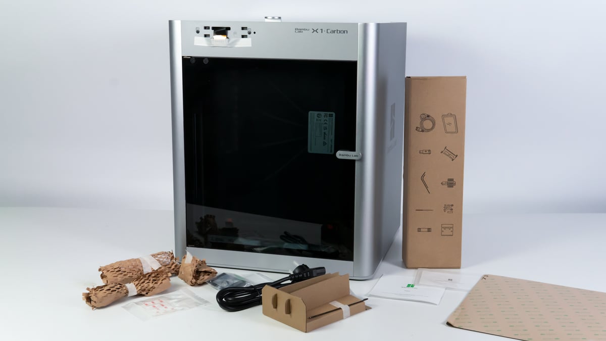 bambu lab x1 carbon unpacked