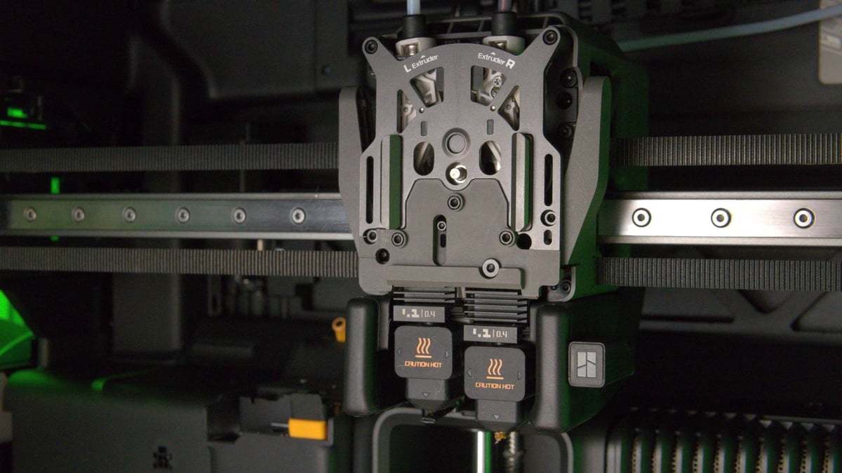 bambu lab h2d printhead without cover
