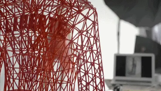 This 3D printed jacket underwent a lot of changes from design to material (source: Danit Peleg)