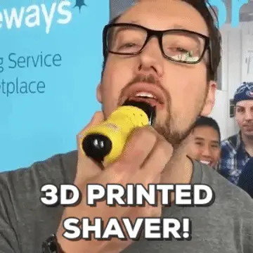 3D printed shaver had me like... (Image: Shapeways)