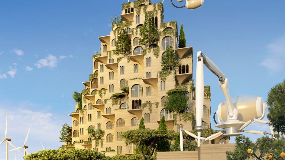 Featured image of This Concept Plans to Rebuild Mosul with 3D Printing Bots and Drones