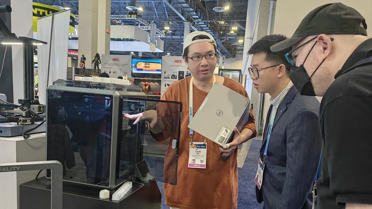 Featured image of Creality Showcases the New K1C CoreXY 3D Printer at CES